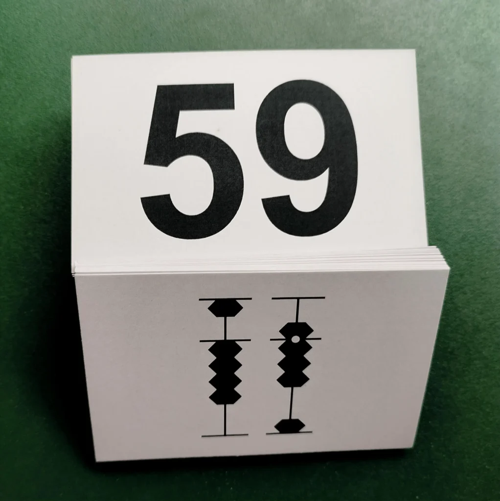 get your own braned abacus flash card from mathemagichub publishing house